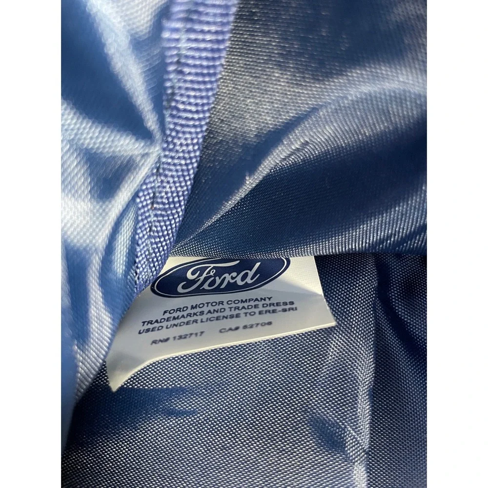 Ford Motor Company Navy Blue Roll Top Backpack Laptop Bag Official Licensed Rare